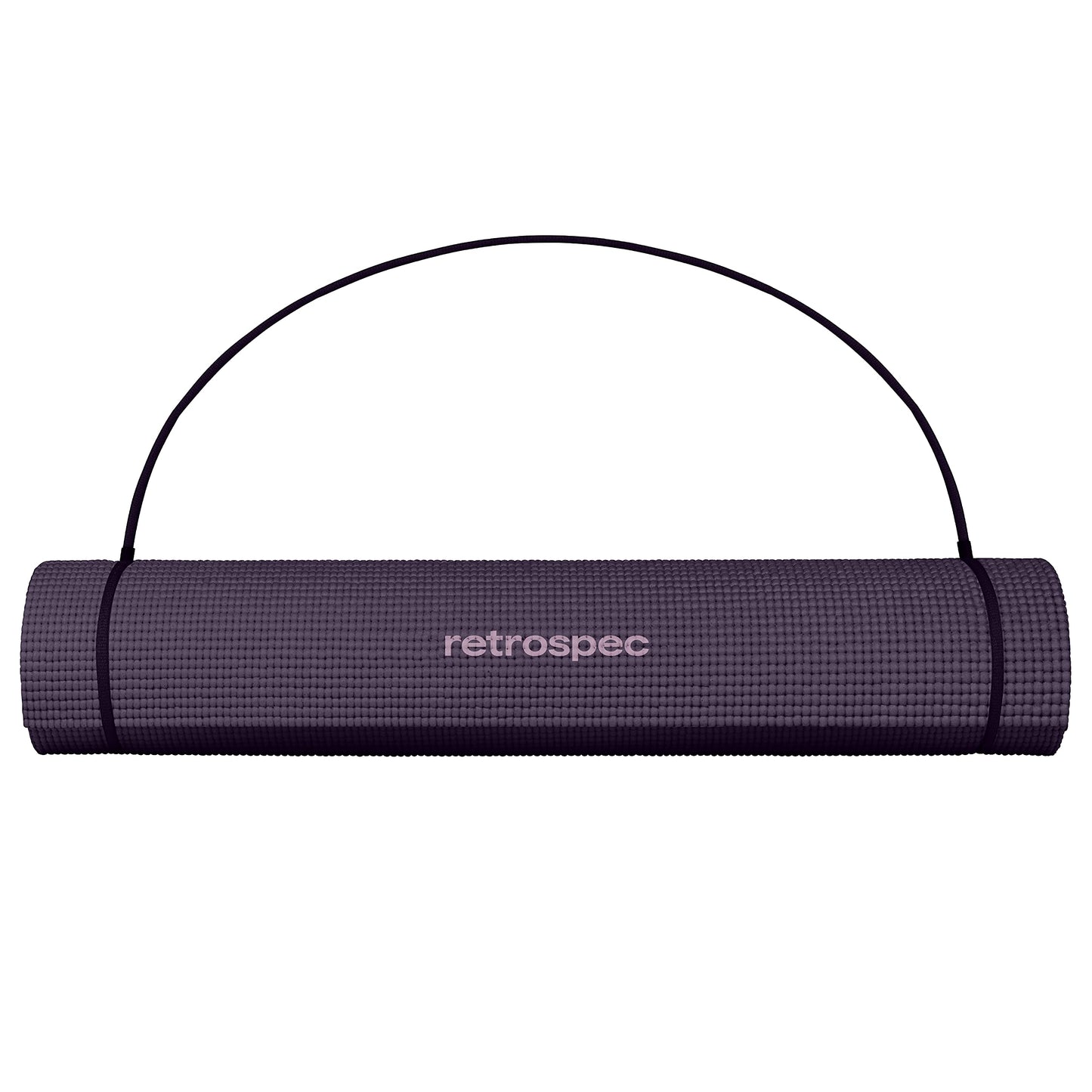 Retrospec Pismo Yoga Mat w/Nylon Strap for Men & Women - Non Slip Exercise Mat for Yoga, Pilates, Stretching, Floor & Fitness Workouts, .5mm Thick, Easy to Clean