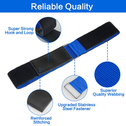 Skipwall Ladder Straps,Ladder Rack Tie Down Straps,Adjustable Multipurpose Securing Straps with Hook and Loop for Ladder, Home, Garage, Car, Truck or Boat (4)