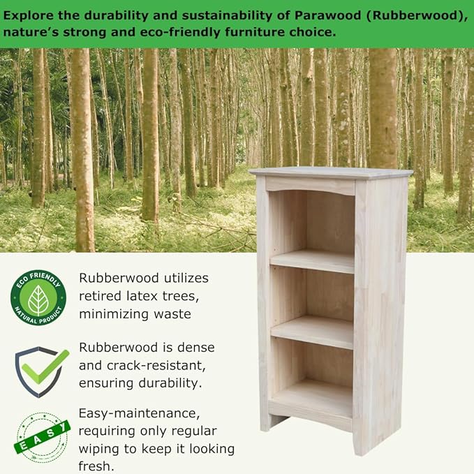 Solid Wood Shaker Bookcase