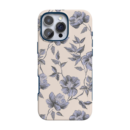 Casely iPhone 16 Pro Max Case | Blue Stripes | Sunday Best | Compatible with MagSafe | Bold Protective Design