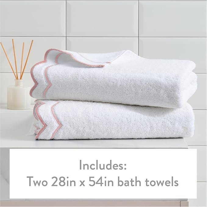 Peri Home 2 Piece Bath Towel Set, 500 GSM, 100% Cotton Towel