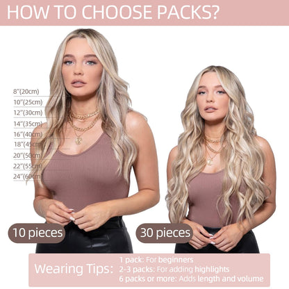 Silk-co 12"-24" Tape in Hair Extensions 100% Real Remy Straight Human Hair Extension 10Pcs Straight Skin Weft Seamless (12inch #60 Platinum Blonde)