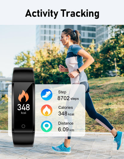 GRV Pedometer Watch Fitness Watch No Bluetooth/App/Phone Required,Fitness Tracker with Step Counter Calories Counter Sleep Monitor for Walking Running