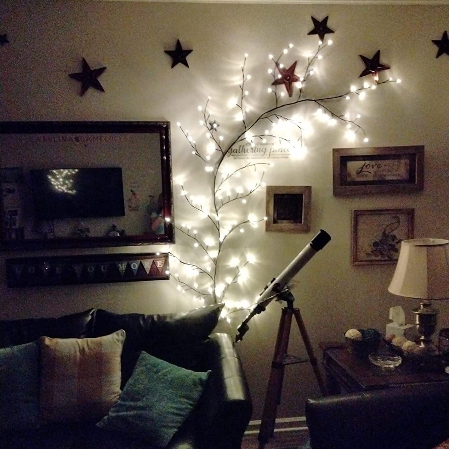 The Light Garden Lighted Willow Vine (Vine+Plug)