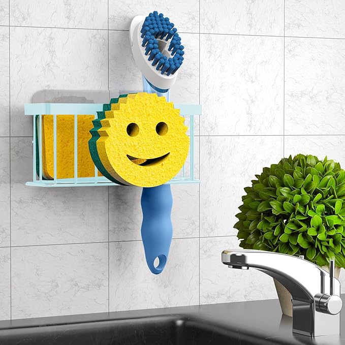Sponge Holder Smiley Face, Sink Caddy
