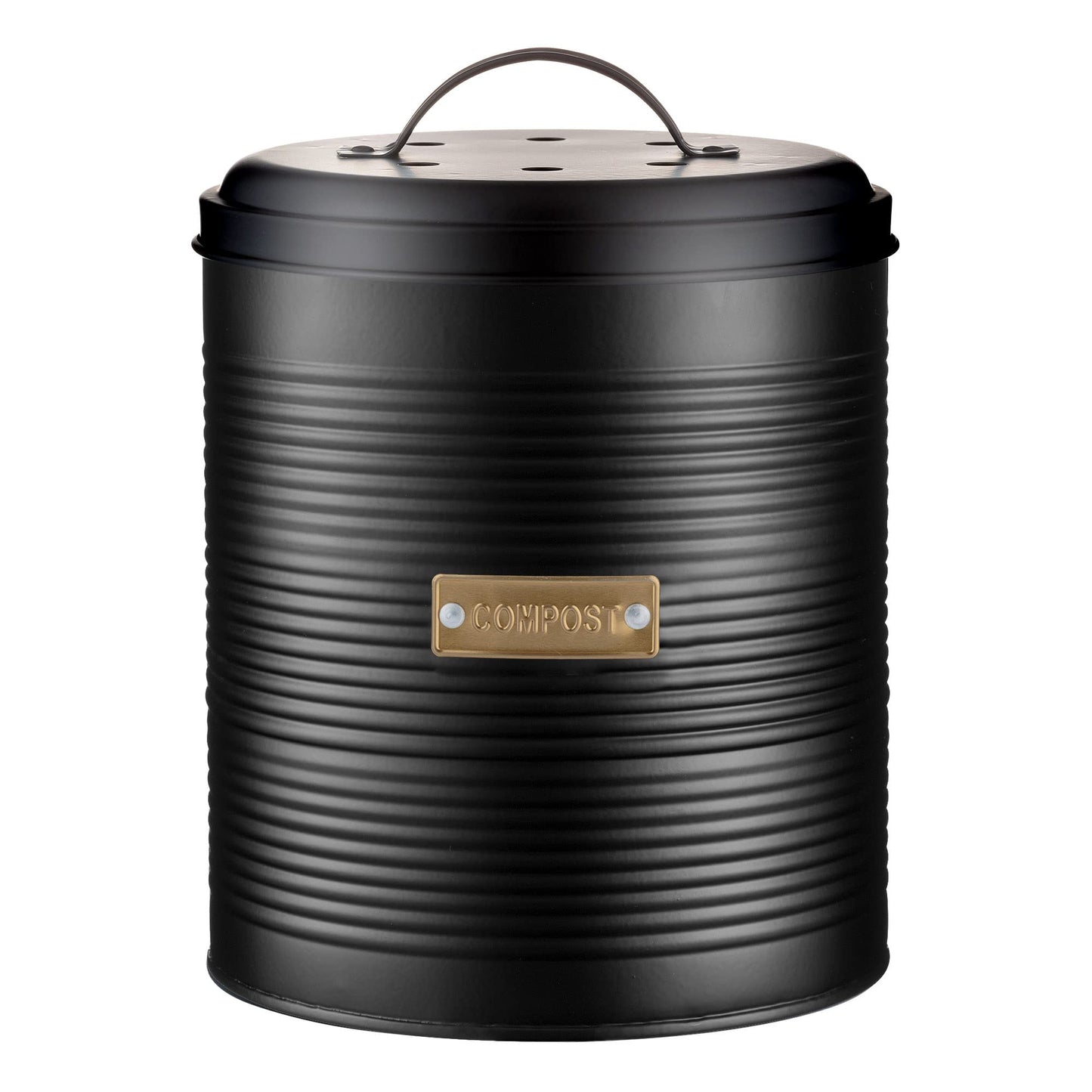Typhoon Otto Black Compost Caddy 2.5 Litre