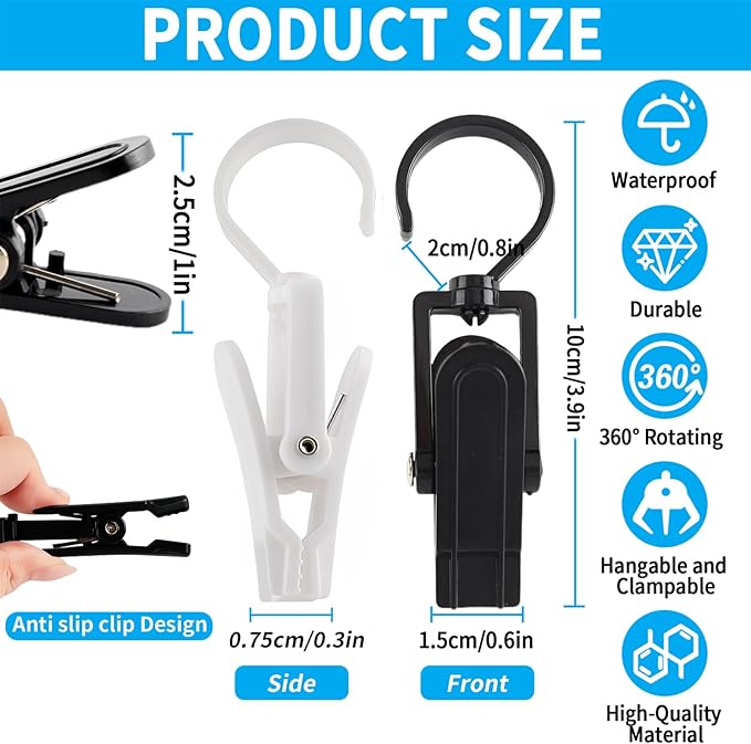 VinBee 20 PCS Laundry Hooks