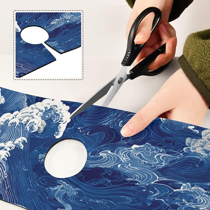 Kitchen Sink Splash Guard 2 PCS 14.7 Inch Sink Faucet Mat Splash Guard