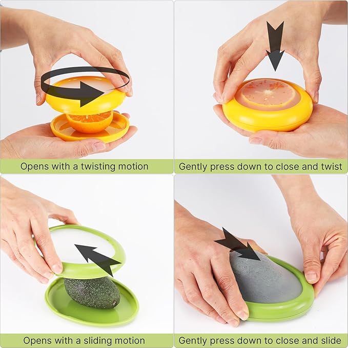 Winb Set of 4 Reusable Fruit and Veggie Savers