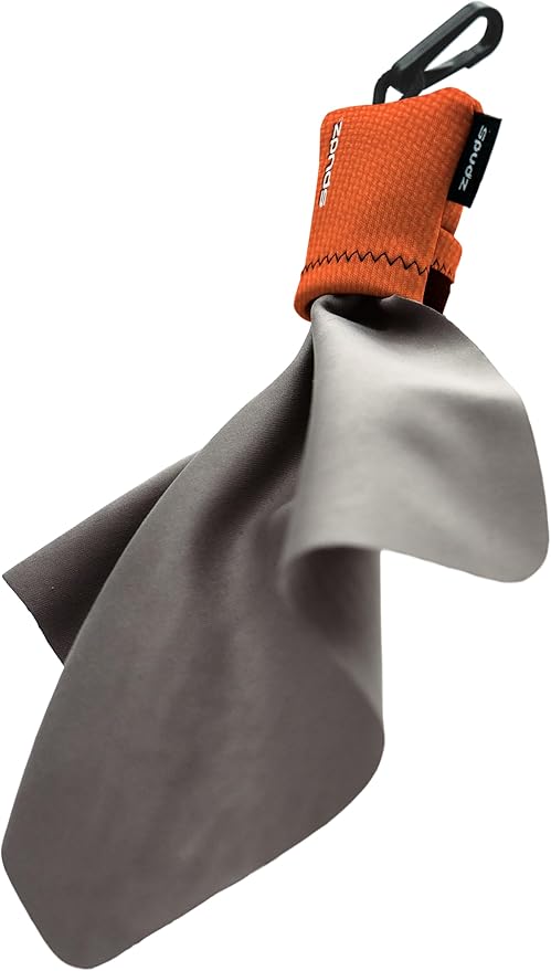 SPUDZ Ultra Microfiber Lens Cleaner – Closable Pouch, Washable –