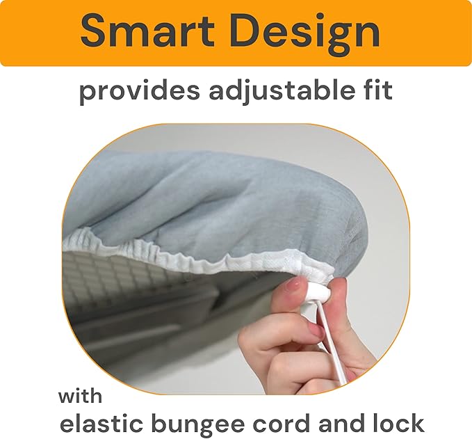 SAVUK Ironing Board Cover and Pad Standard Size Silicone Coated 4 Layers 15x54