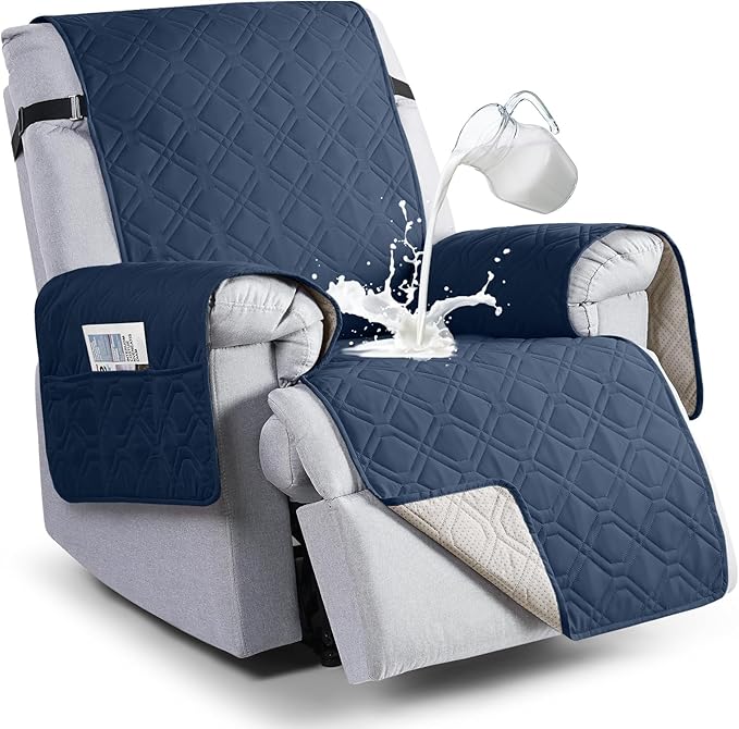 VANSOFY 100% Waterproof Recliner Chair Covers, Recliner Cover Non-Slip Dog