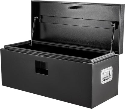 ExploreHorizon Steel Heavy Duty Truck Bed Tool Box, Door with Double Sided Hydraulics Rods for Trailer Truck Pick Ups