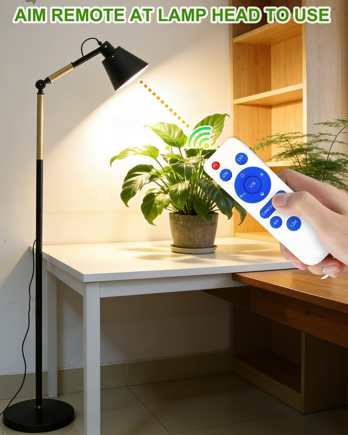 Arikashin Standing Plant Grow Light, LED Growing Light Full Spectrum for Indoor Plants，4/8/12H Timer, Flow Grow Light for Tall Large Indoor Plants