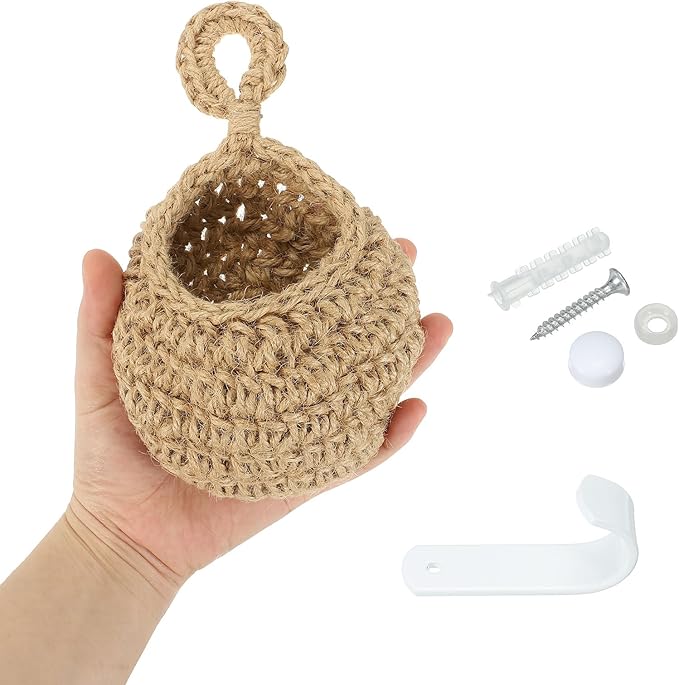 PATIKIL Hanging Fruit Baskets for Kitchen, Mini Size Teardrop Home Decor