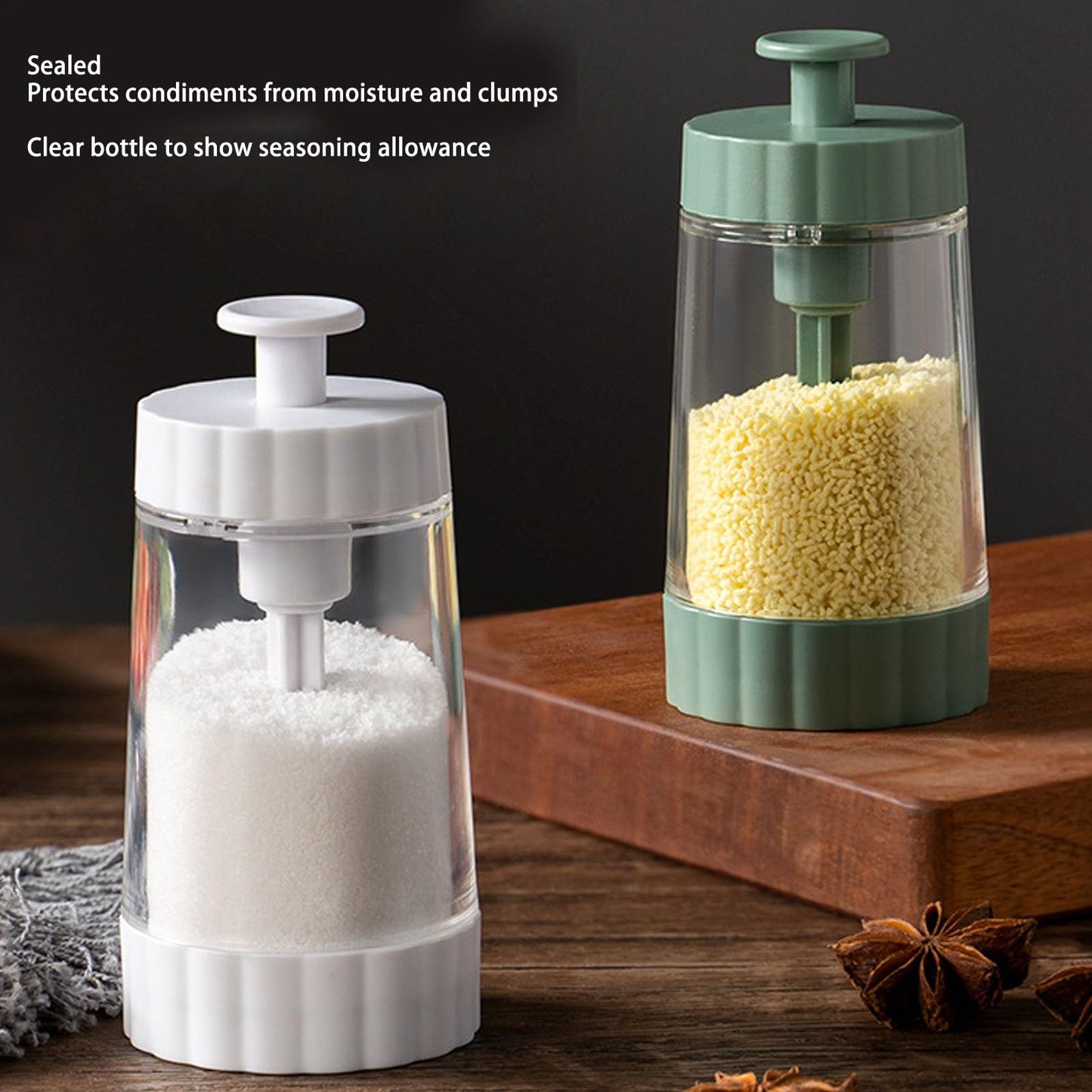 aqxreight Quantitative Salt Shaker 05g Precise Portion Control Metering Dispenser for Salt Seasonings Kitchen Cooking Camping BBQ Household Use