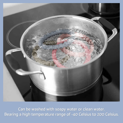 Silicone Teether Bracelet, Soft Silicone Teether Rings with Organic Featuring Multiple Raised Textures to Soothe Gums, Food Grade Silicone, BPA & Phthalate