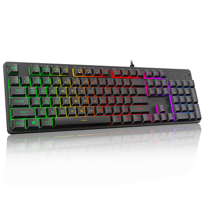 Redragon K521KS Wireless Gaming Keyboard, Tri-Mode BT/2.4G/USB-C RGB Mechanical Feeling Keyboard with Multimedia Keys, 4000mAh Battery, Anti-Ghosting, Compatible with PC - Upgrade