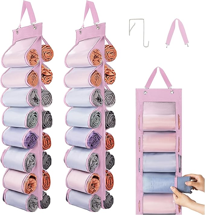Legging Organizer Storage, Foldable Hanging Closet Organizer Storage
