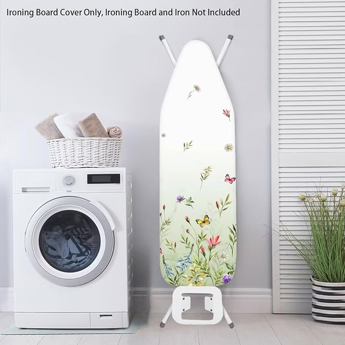 Fashion Ironing Board Covers Standard Size 15x54, Stain Resistant, Snug Fit