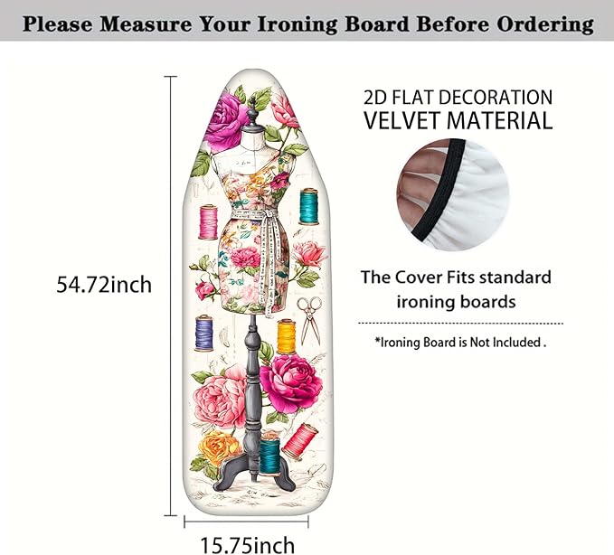 Nuxovilar Ironing Board Cover and Pad