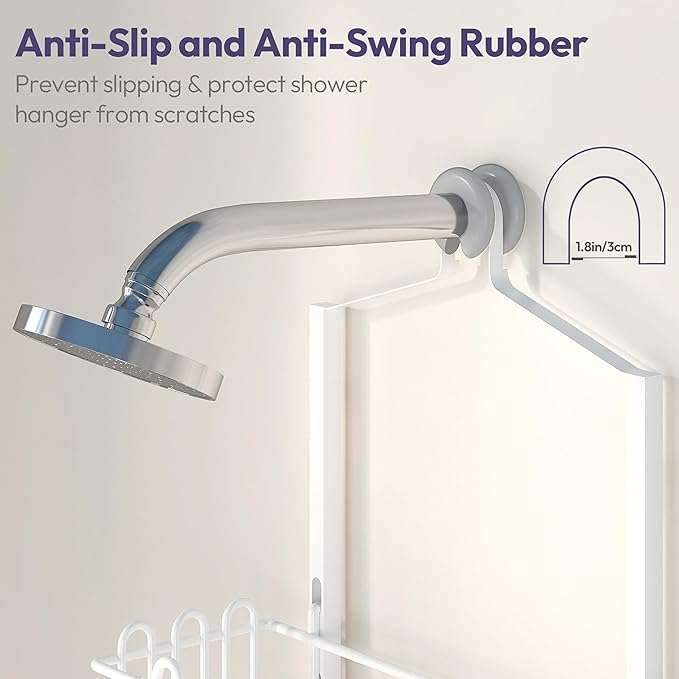 SWTYMIKI Shower Caddy Hanging Organizer