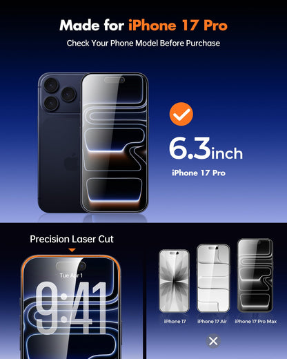 UNBREAKcable Privacy Screen Protector for iPhone 14/ iPhone 13/13 Pro, Tempered Glass [True 28°Anti Spy] [9H Hardness] [Case Friendly] Private Protector for iPhone 6.1" - 2 Pack