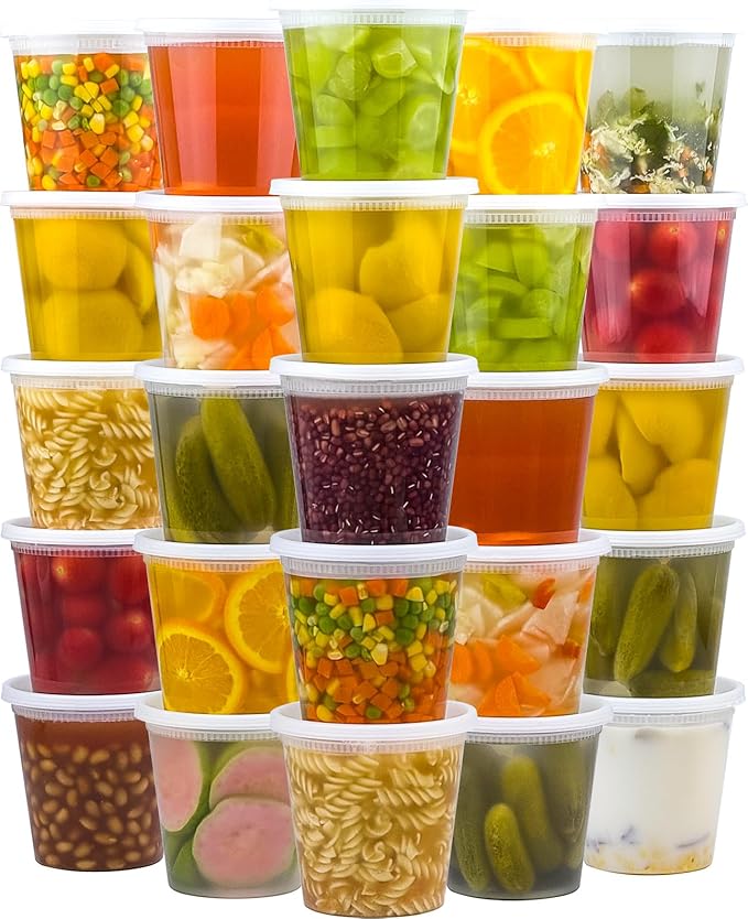 50 Set 24 oz Deli Containers