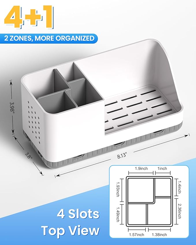 Toothbrush Holders for Bathroom Counter