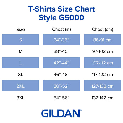 Gildan Men's 10-Pack Heavy Cotton Adult T-Shirt (G5000), White, Medium
