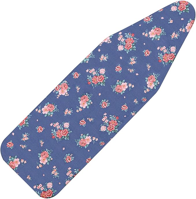 Ironing Board Cover and Pad Standard Size 15" x 54", 3 Pairs of Hook and Loop