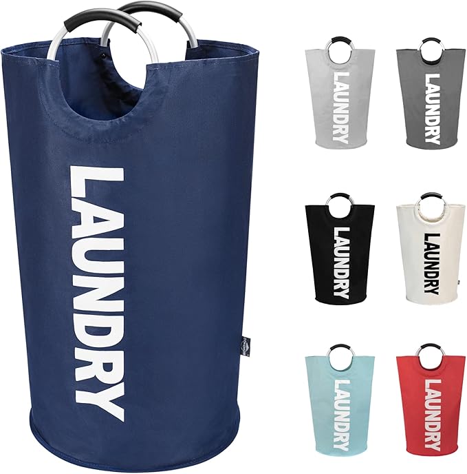 DOKEHOM 125L X-Large Collapsible Washing Laundry Basket Bag