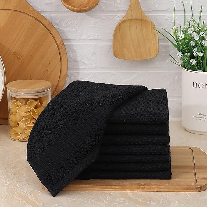 Homaxy 100% Cotton Dish Cloths, 12 Pack