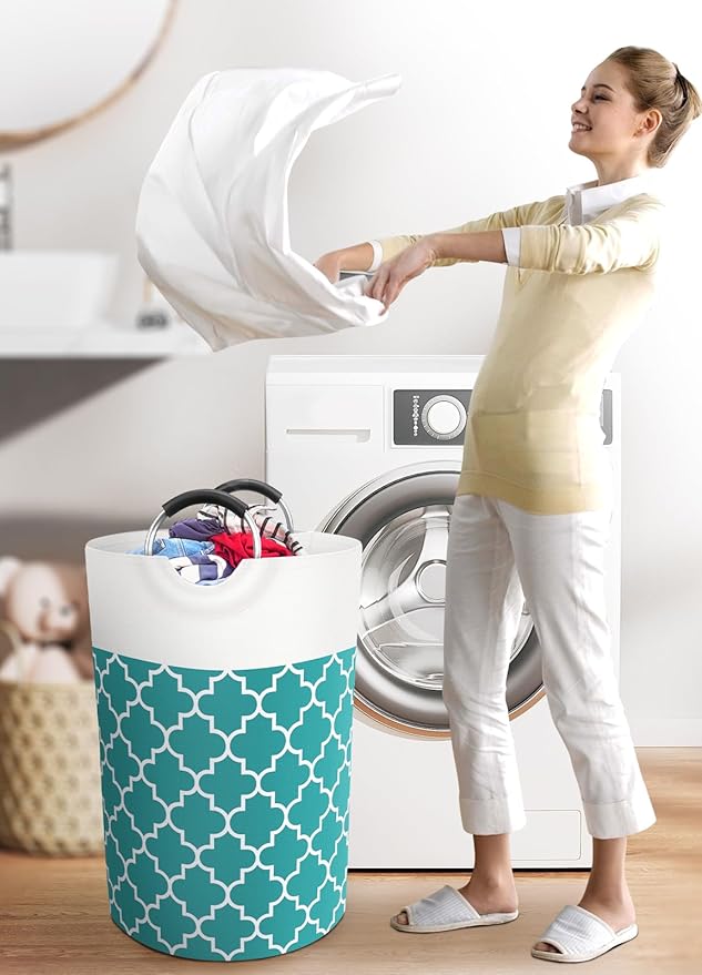 Large Laundry Basket Laundry Hamper Bag Washing Bin Clothes Bag Collapsible Tall