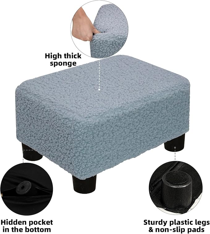 CAROLMADE Small Foot Stool Ottoman Footstool