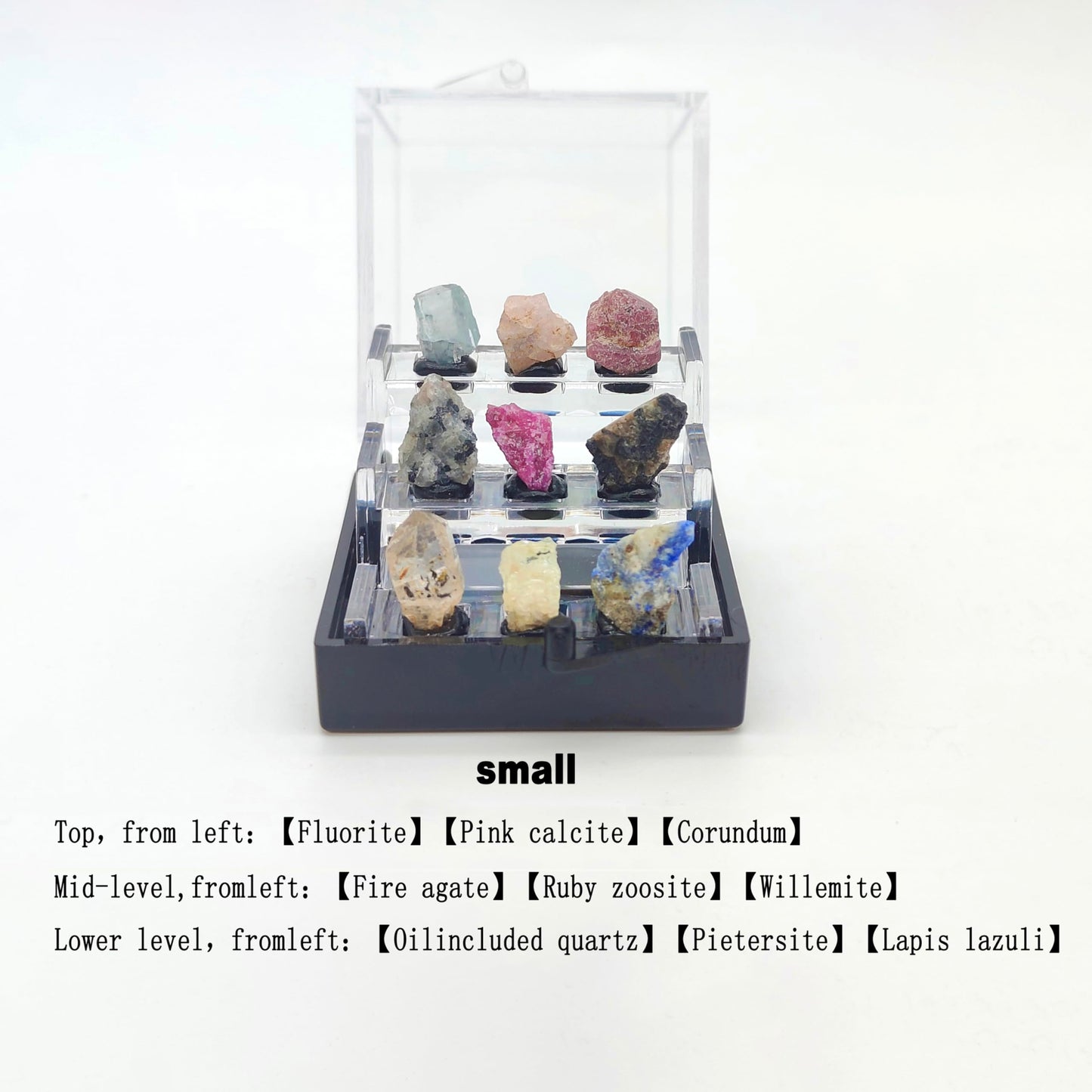 Naturally Fluorescent Mineral Specimens - Glowing Under UV - Rare Collectibles (Small)