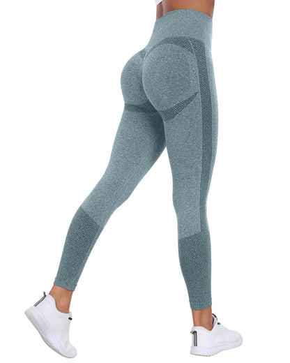NORMOV Seamless Workout Butt Lifting Leggings - Booty Scrunch Gym Leggings for Women