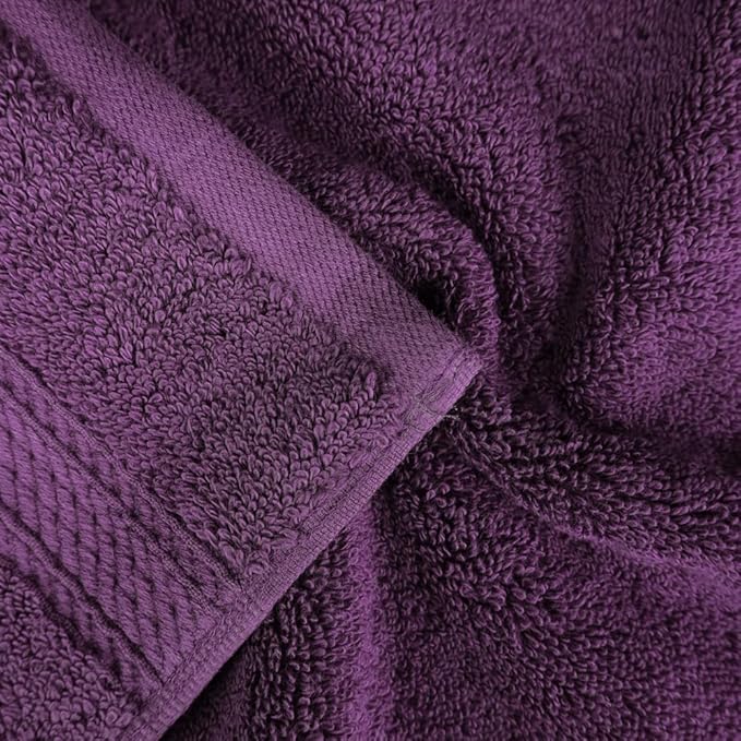 SUPERIOR Egyptian Cotton Pile 3 Piece Towel Set, Includes 1 Bath, 1 Hand