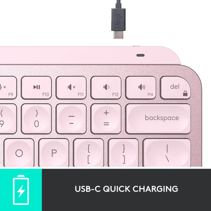 Logitech MX Keys S Wireless Keyboard, Low Profile, Fluid Precise Quiet Typing, Programmable Keys, Backlighting, Bluetooth, USB C Rechargeable, for Windows PC, Linux, Chrome, Mac - Graphite