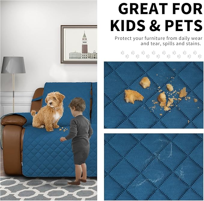 Easy-Going Recliner Sofa Cover, Reversible Couch Cover