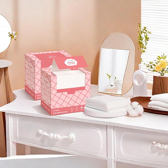 Disposable Face Towels, Makeup Remover Dry Wipes