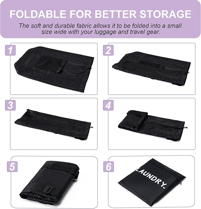 Backpack Laundry Bag, Large Travel Laundry Bags