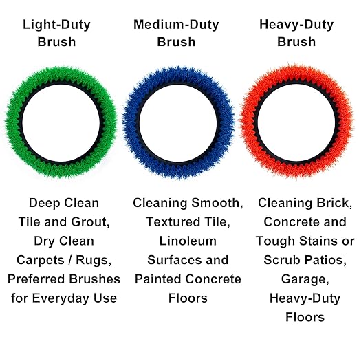 Commercial Scrub Brush for Orbital Floor Scrubber, Compatible