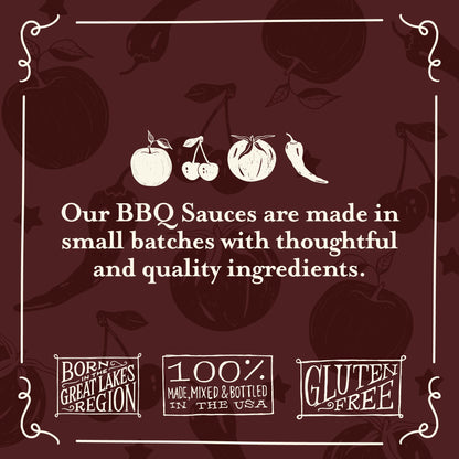 Brownwood Farms BBQ Sauce, Made in Small Batches, Sweet and Tangy, Great on Fries, Meatloaf, Burgers, Glaze, Real Ingredients 20oz (3 Count, Variety)