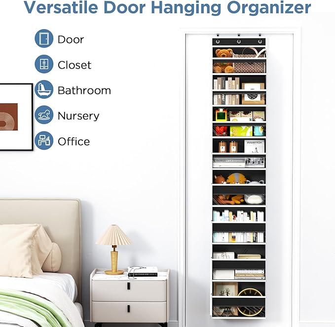 Over The Door Organizer, 8 Shelf Door Hanging Organizers