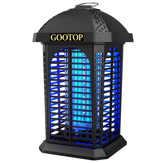 Bug Zapper Indoor Outdoor, 4200V Electric Mosquito Zapper, Bug Zapper Outdoor, Fly Traps, Fly Zapper, Mosquito Killer Indoor 3 Prong Plug, 90-130V, ABS Plastic Outer