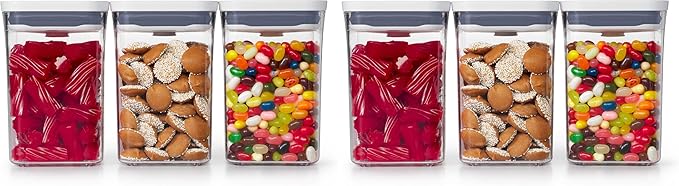 OXO Good Grips 3-PC Small Square Short POP Container Set