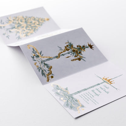 Dayspring Tree to Cross - 18 Premium Christmas Greeting Cards - Special Edition, Multi, 4 3/4" x 6 7/8"