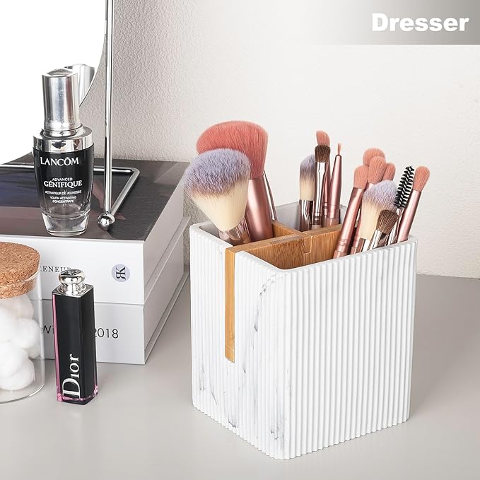 rejomiik Toothbrush Holders for Bathrooms Countertop, 3 Slots Electric Tooth