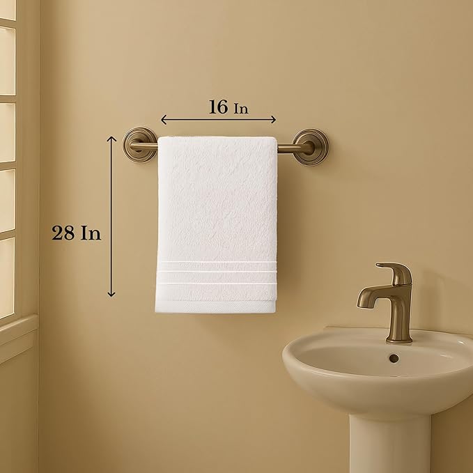 White Hand Towels for Bathroom